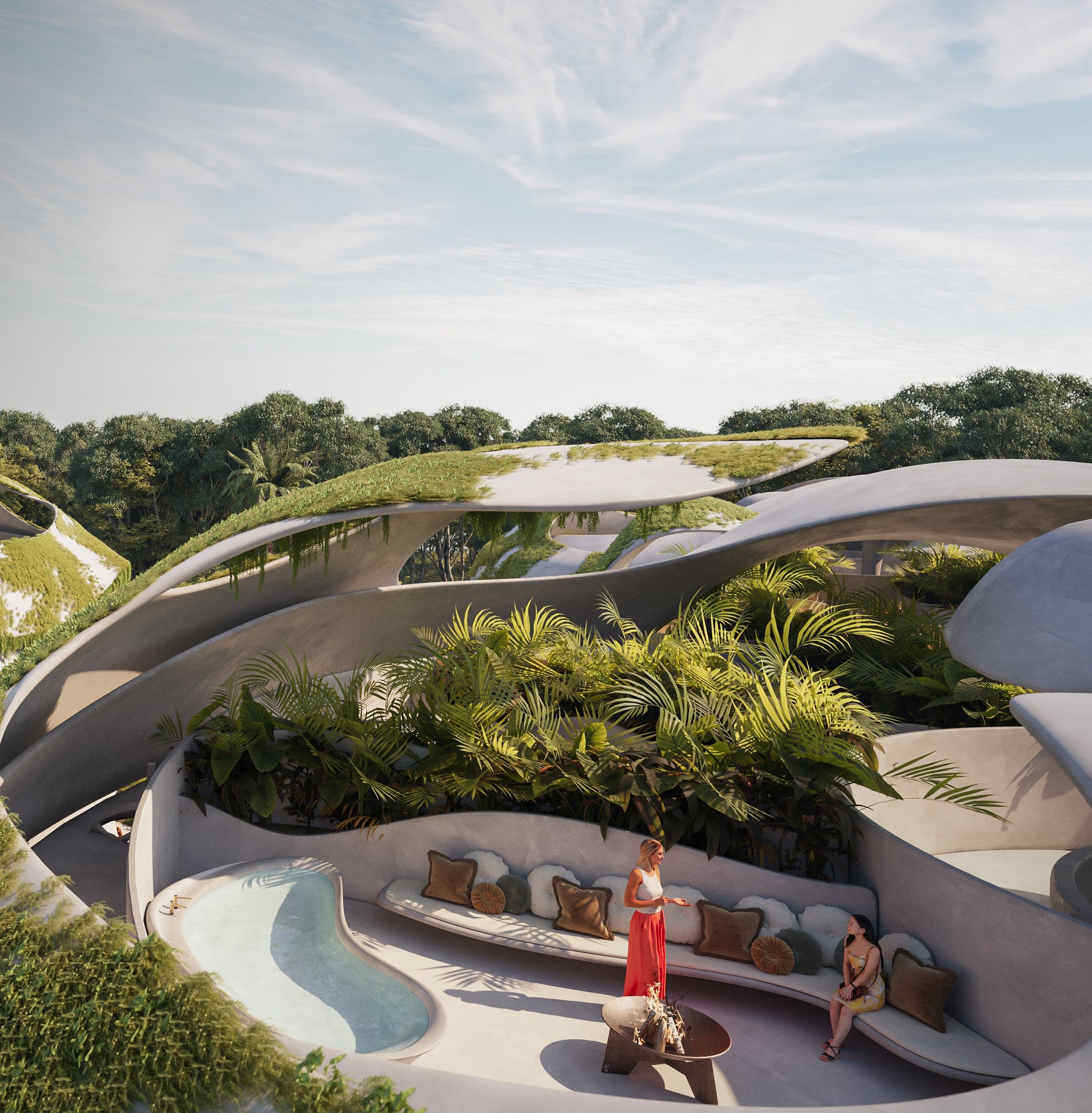 Rooftop Azulik Residences
